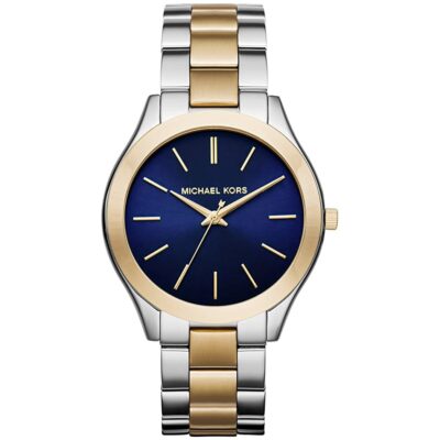 Michael Kors Ladies Slim Runway Two-Tone Watch - MK3479